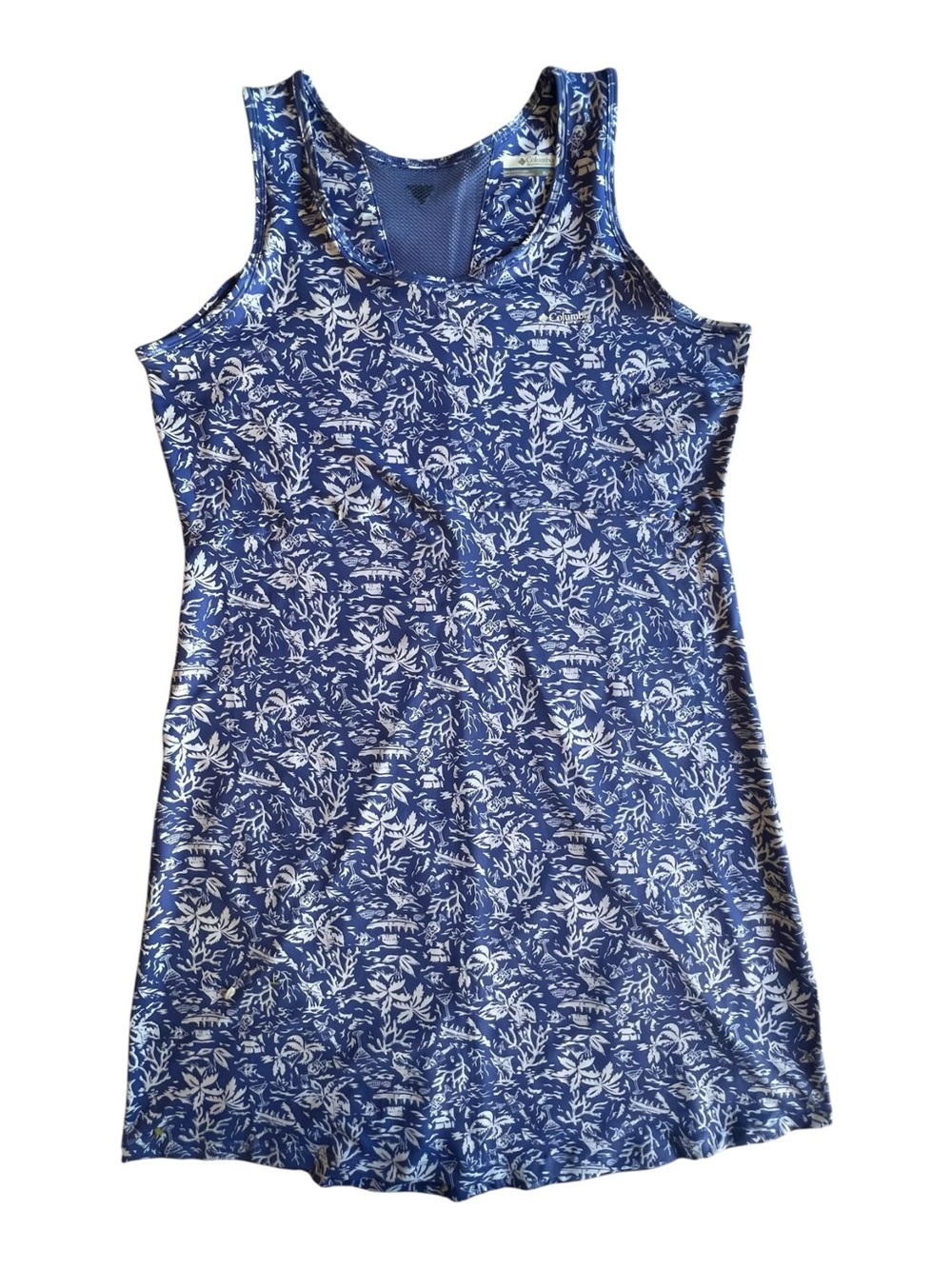 Columbia PFG Freezer Sleeveless Dress Blue, Womens XL, New with tags
